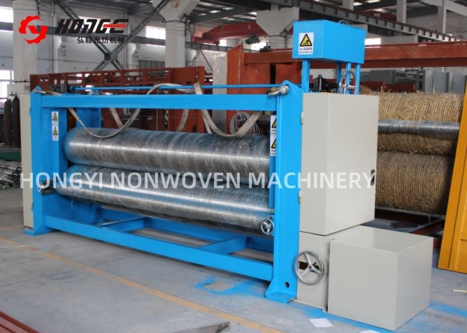 CE Two Roller Nonwoven Calender Hot Roller Machine For Thermal Bonding Wadding Production Line
