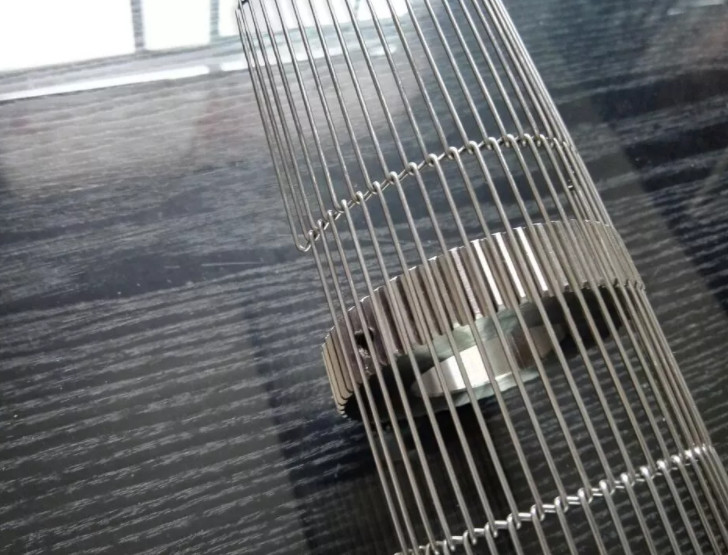 2.9m Width Food Metal Wire Mesh Conveyor Belt , Stainless Steel Mesh Belt