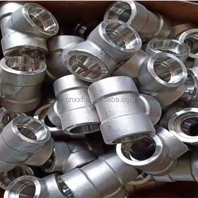 NXF DN 6-1200 Class 3000-9000 Pipe Fittings ASTM B574 B619 ALLOY C-4/W.NR 2.4610/UNS N06455/AWS 052 Equal Socket Welding Tee