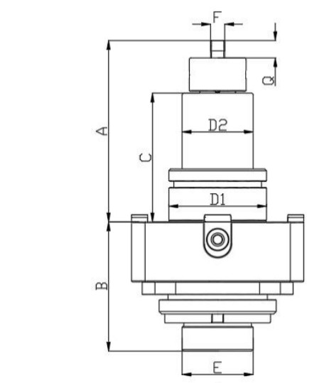 0 Degree 90 Degree Driven Tool Holder BMT Tool Holder
