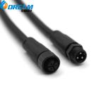 LED Connector For Lighting Black Waterproof Connector Cable 2/3/4 Pin