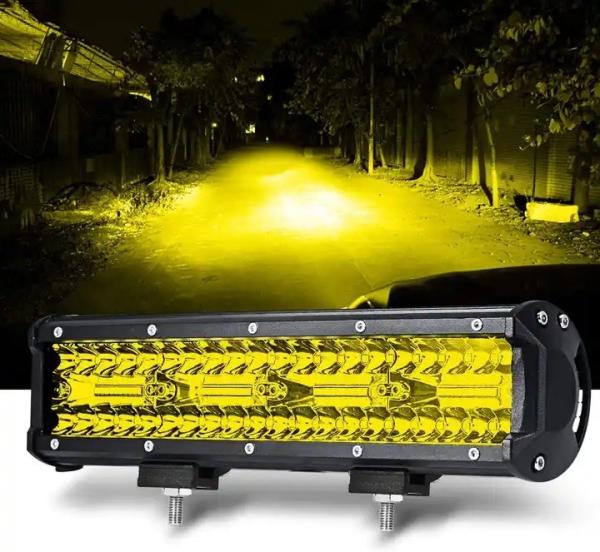 6D Reflector Off Road LED Light Bar 4x4 12V 24V Single Row Automotive LED Light