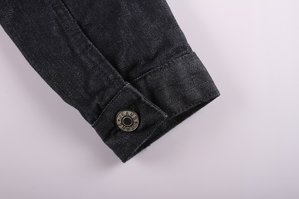 S M L XL 75% Cotton 25% Polyester Ladies Denim Coats For Winter