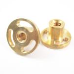 Industrial Brushed Brass Turning Parts , Motorcycle CNC Precision Turning