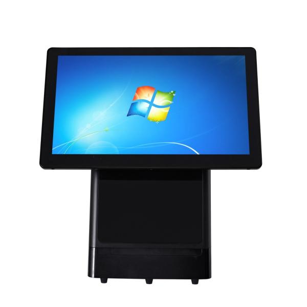 Small Retail Store Fast Food Cafe Payment Kiosk with 15.6'' Display and 4/8/16GB