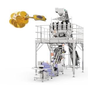 Wholesale Gold Coin Chocolate Mesh Net Bag Packaging Machine 50BPM Speed Clipping Machine from china suppliers
