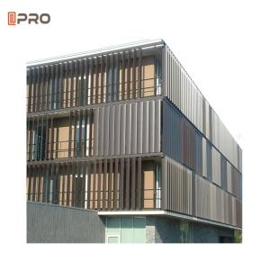 Wholesale Customized Aluminium Sun Shade Louvres Exterior Aerofoil Louver Sun Shading from china suppliers