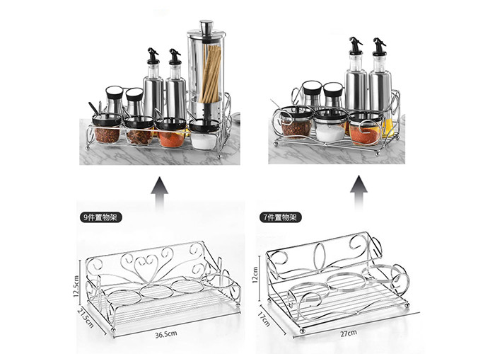 Customized Glass Storage Containers Transparent Color For Store Seasonings