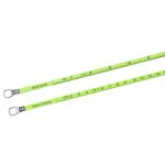Green Small Metal Measuring Tape 80 Inches 2m With Transparent ABS Plastic
