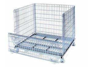 Wholesale Galvanized folding storage industrial steel containers from china suppliers