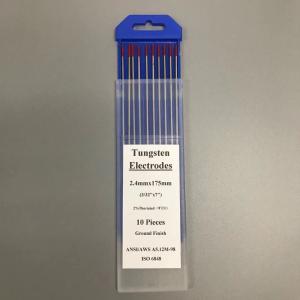 Wholesale TIG Welding Consumables 2.4mm*175mm Red Head WT20 2% Thoriated Tungsten Electrodes from china suppliers