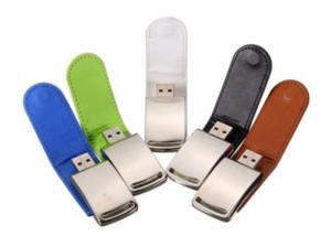 Wholesale OEM Leather USB Flash Pen Drive 4GB 8GB 16GB 32GB Pendrives with Custom Logo from china suppliers