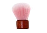 Shorted Wooden Handle Kabuki Foundation Brush Pink PVC Box 56mm Length