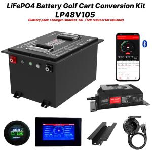 Wholesale 48V 105Ah 51.2V2 250Amp LiFePO4 Golf Cart Battery Conversion Kit ,5yrs Warranty from china suppliers
