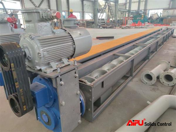 VFD VFD Drilling Sludge Screw ConveyorWaste Management Equipment Screw Conveyor
