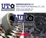 good performance Tire Shredder / Waste Tire Recycling Machine / double shaft