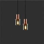 Modern Glass Pendant Lamp Led Hanging Light Living Dining Bedroom Bedside Bar