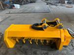 Single Spindle Excavator Flail Mower For 5-10 Ton Excavator Weeding