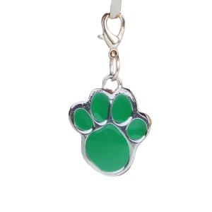 Wholesale Stainless Steel Pet Tag Paw Shape Dog Identity Tags Collar Accessory Pendant from china suppliers