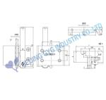 INSTANTANEOUS ELEVATOR SAFETY GEAR RATED SPEED 0.63M/S GX-088