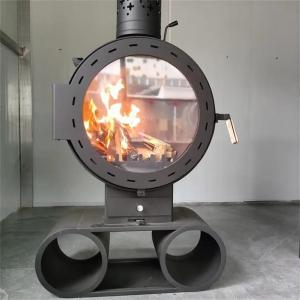 Wholesale wood fireplace indoor fireplace stove buming fireplace suspended stove wood burningcarbon steel from china suppliers