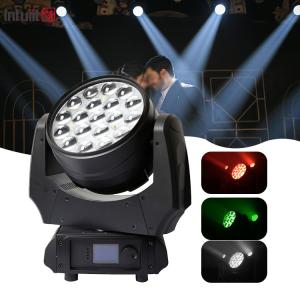 Wholesale LED Stage Light 19x10W DMX RGBW 4in1 Zoom LED Wash Wall Moving Head Light For DJ Bar Disco Club Concert from china suppliers