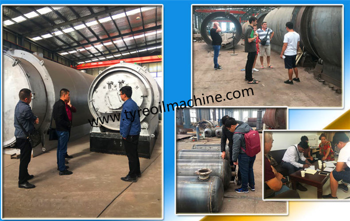30T-50T Batch Type Waste Tyre Oil Pyrolysis Plant For Recycling Used Tire