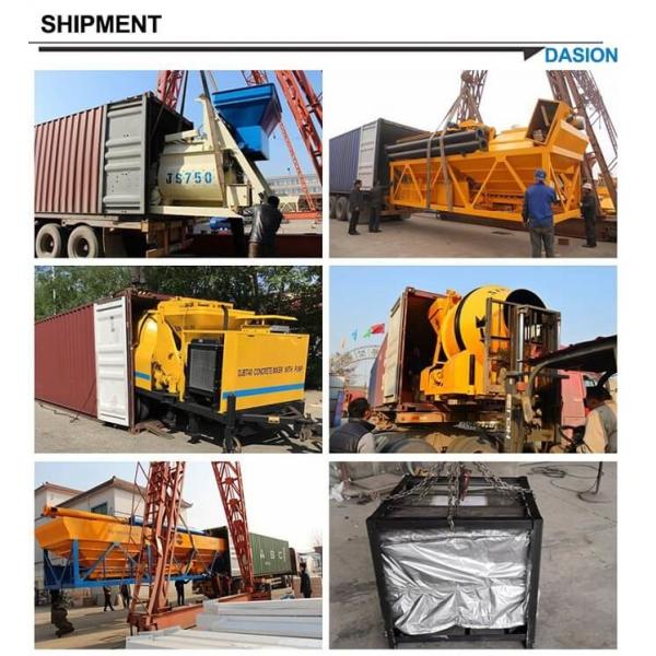 Fully Automated Bucket Type Concrete Batch Plant Simple Large Capacity 75m3/H