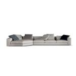 3.9x2.2m Exclusive Leather Sofas Low Arm 600mm Contemporary Living Room