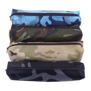 Wholesale Factory Customized Camouflage Pencil Case Canvas Pencil Bag School Supplies Stationery Box Drawing package Cosmetic Pouch from china suppliers