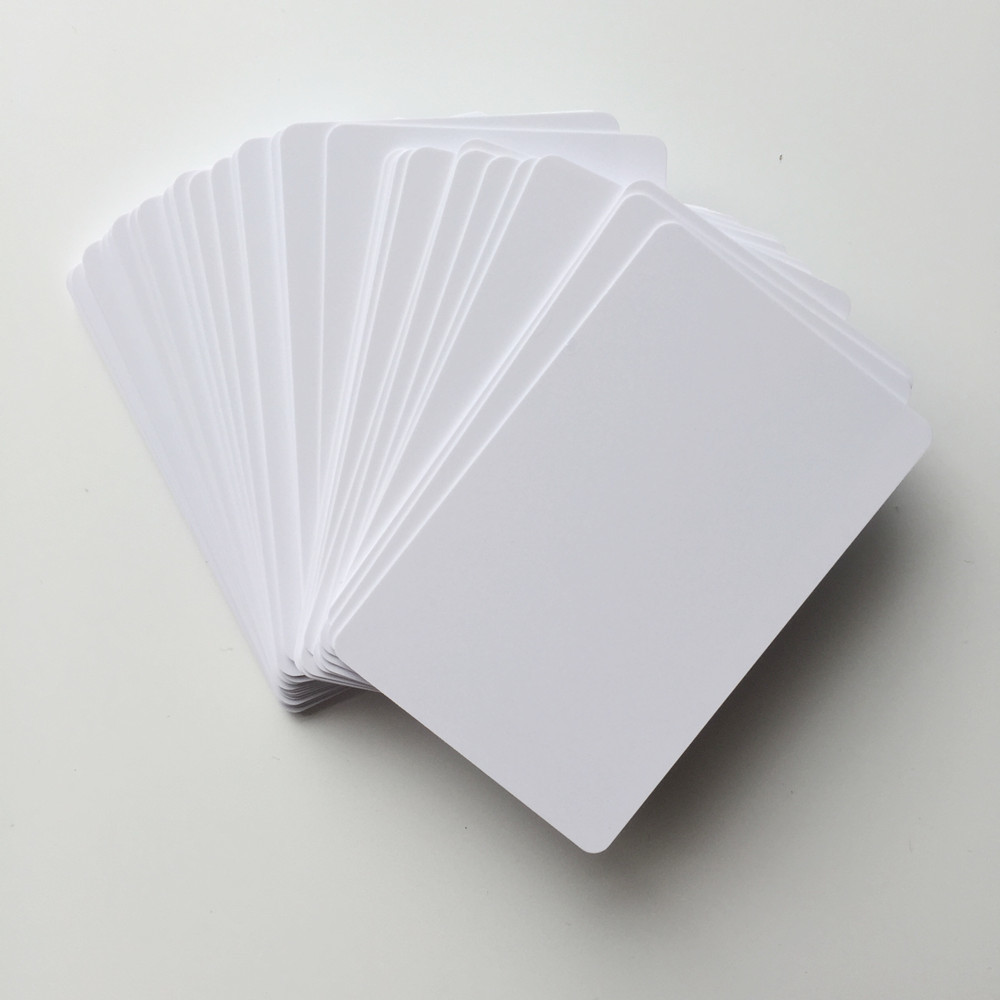 WHITE BLANK PVC INKJET printable/printing ID PVC RFID CHIP CARDS suppliers FOR Epson & Canon inkjet printer from China