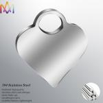 Blank Stamping Heart Shape Tag Pendant For DIY Accessories Making