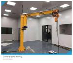 BZ1T cantilever crane, cantilever crane for lifting materials, rotary crane and