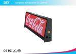 Waterproof IP65 Led Light Display Taxi Roof Advertising Signs With Aluminum