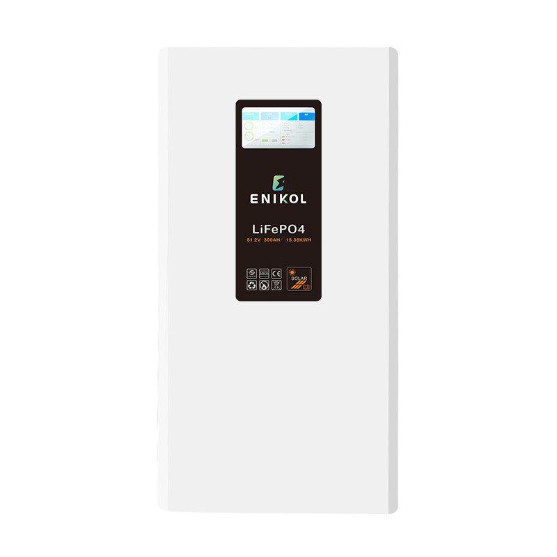 Home Solar 300AH LiFePo4 Battery Power Wall Mounted with RS485 RS232 Communication BMS Built In BMS