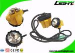 IP68 Waterproof Led Coal Miners Lamp 25000lux 10.4Ah Battery Customized Color