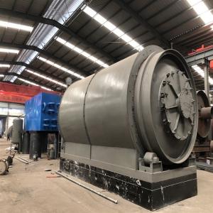 Wholesale 38tons Capacity Pyrolysis Waste Tire To Oil Production Line for 300sq Meter Location from china suppliers