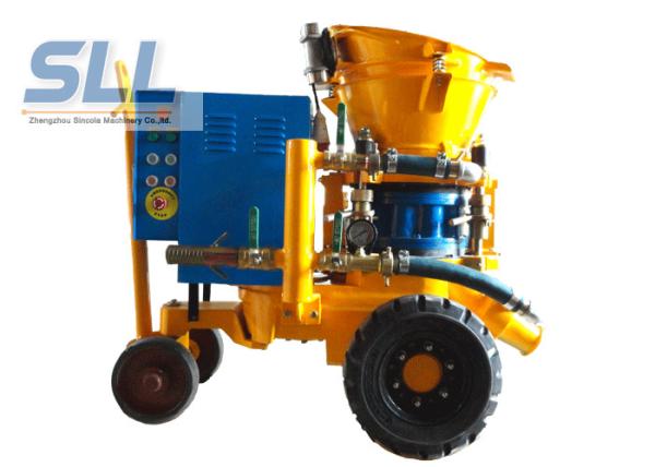 Convenient Operation Concrete Spraying Machine For Dry / Damp / Wet Concrete