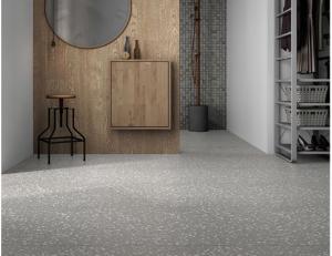 Wholesale 1152SQM 9.7mm Thick Full Body Porcelain Tiles Lappto Terrazzo Semi Polished Glazed from china suppliers