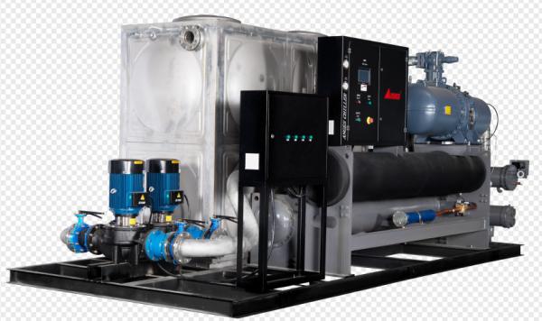 40HP Water Cooled Screw Chiller Industrial Process Water Chillers For Printing