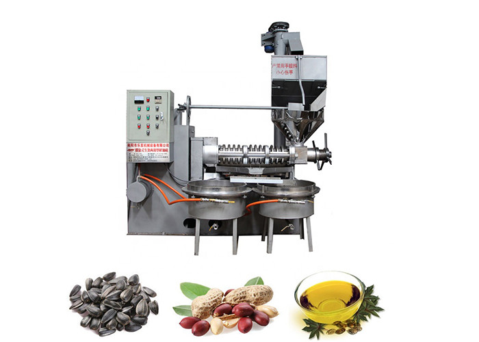 High Oil Yield Screw Oil Press Machine Spiral Oil Press Equipment 2600 * 1600 * 2700mm