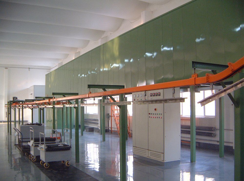 Bridge Style Powder Coating Equipment Curing Polymerization Oven with Conveyor System