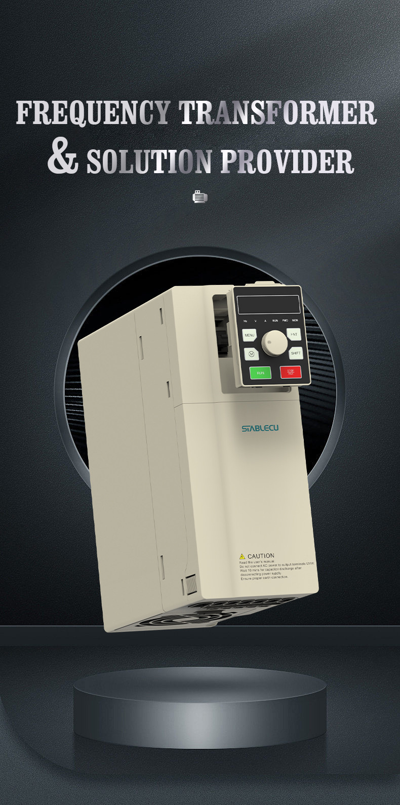 High Efficiency AC Frequency Converter 3000Hz 220VAC 380VAC