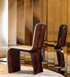 OEM Luxury Modern Furnitures Grey Counter Height Leather Upholstered Dining
