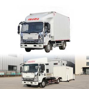 Wholesale Isuzu Diesel 4*2 Medium Van Cargo Truck With Detachable Body And Hydraulic Outriggers from china suppliers