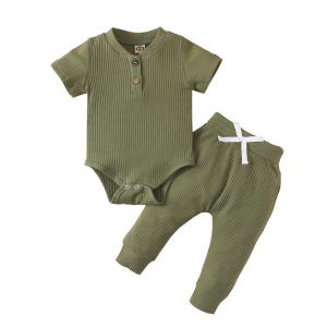Wholesale Baby Clothes set organic cotton infant toddler rompers / pants 2pcs baby clothing sets from china suppliers