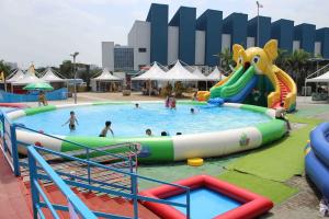 Wholesale Elephant Inflatable Amusement Park Bounce House Medium Size Commercial Grade from china suppliers