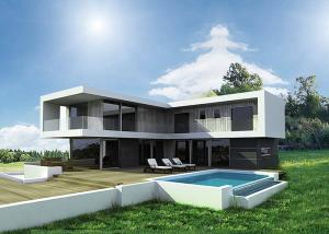 Wholesale AS/NZS Light Gauge Steel Luxury Prefabricated Modular Houses For Sale from china suppliers