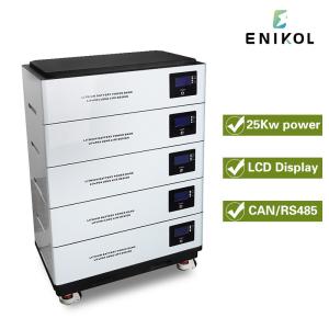 Wholesale High Capacity Stackable 48V Solar Battery 51.2v 100ah Lifepo4 Lithium Battery from china suppliers