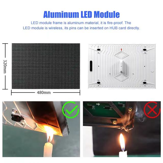 Smd 3535 Hight Brightness LED Advertising Screen Outdoor P10 P8 P6 P5 Video Wall